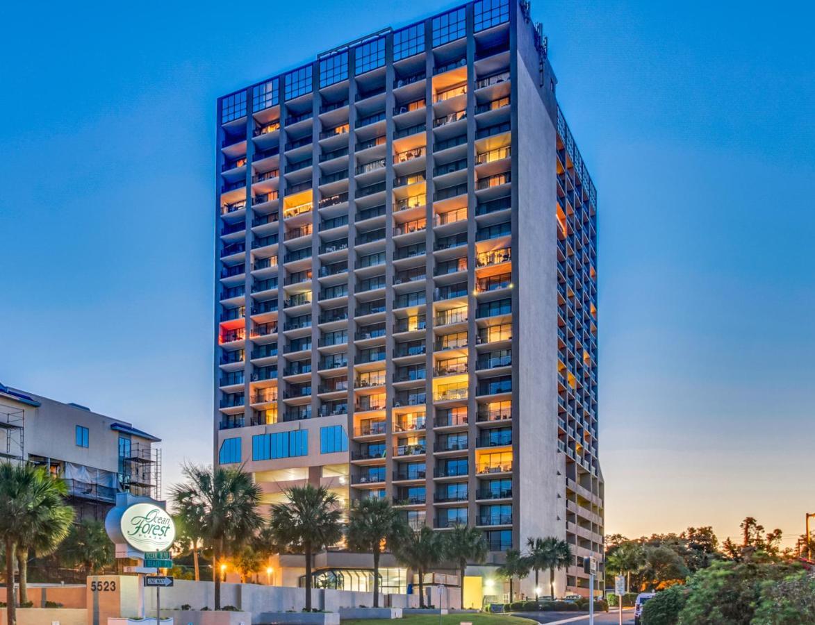 Lively Views From The Balcony At Ocean Forest Plaza Myrtle Beach Esterno foto